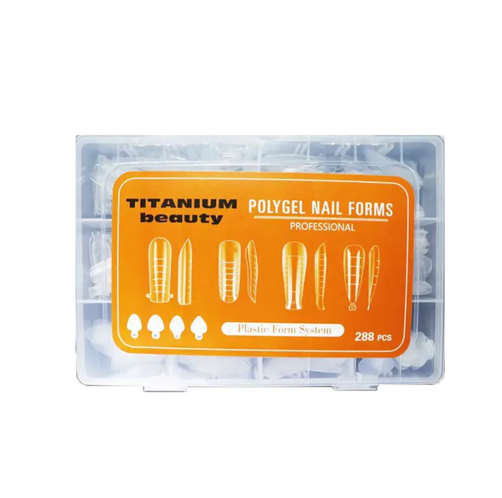 قالب کاشت ناخن تیتانیوم مدل mra-288 مجموعه 288 عددی