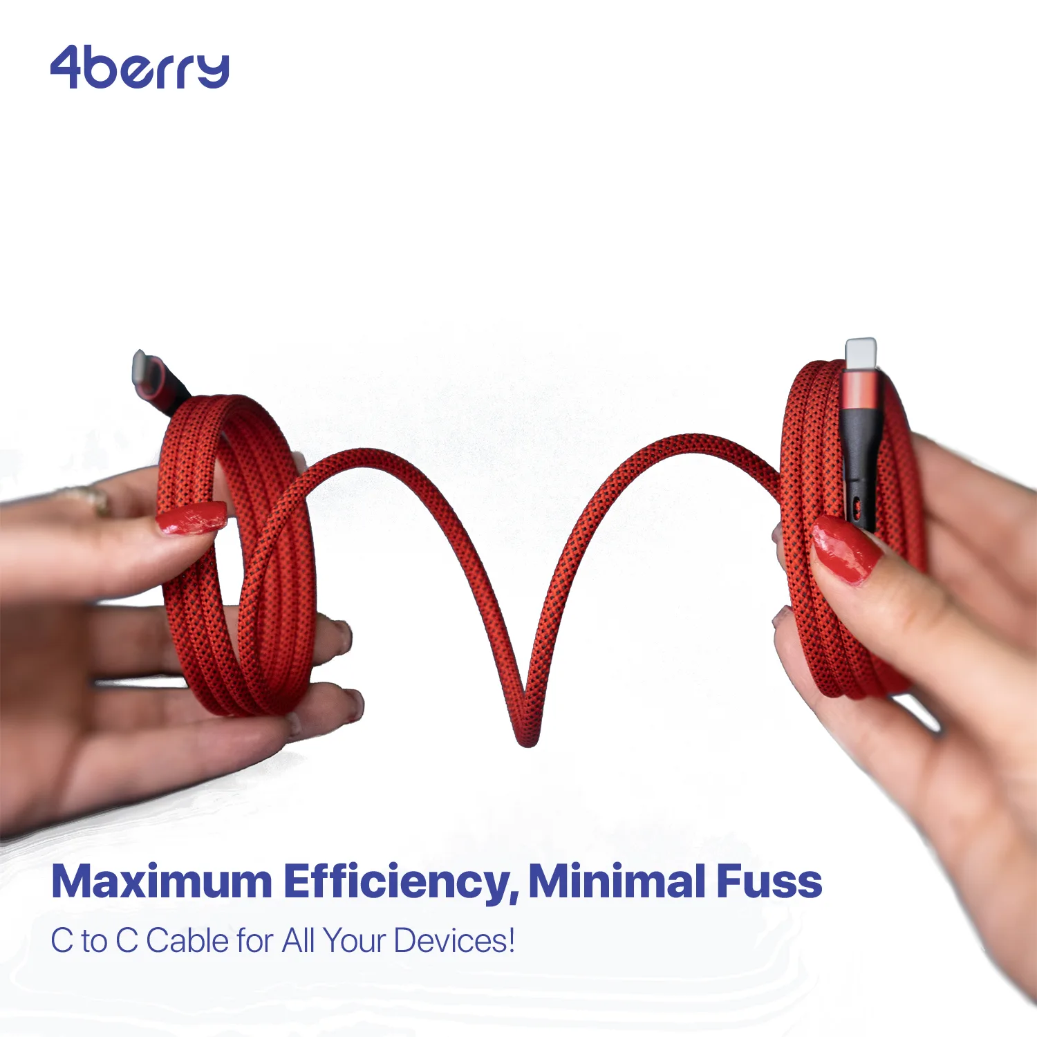 کابل USB-C فوربری مدل Magnetic KS-CC01-60W طول 1 متر