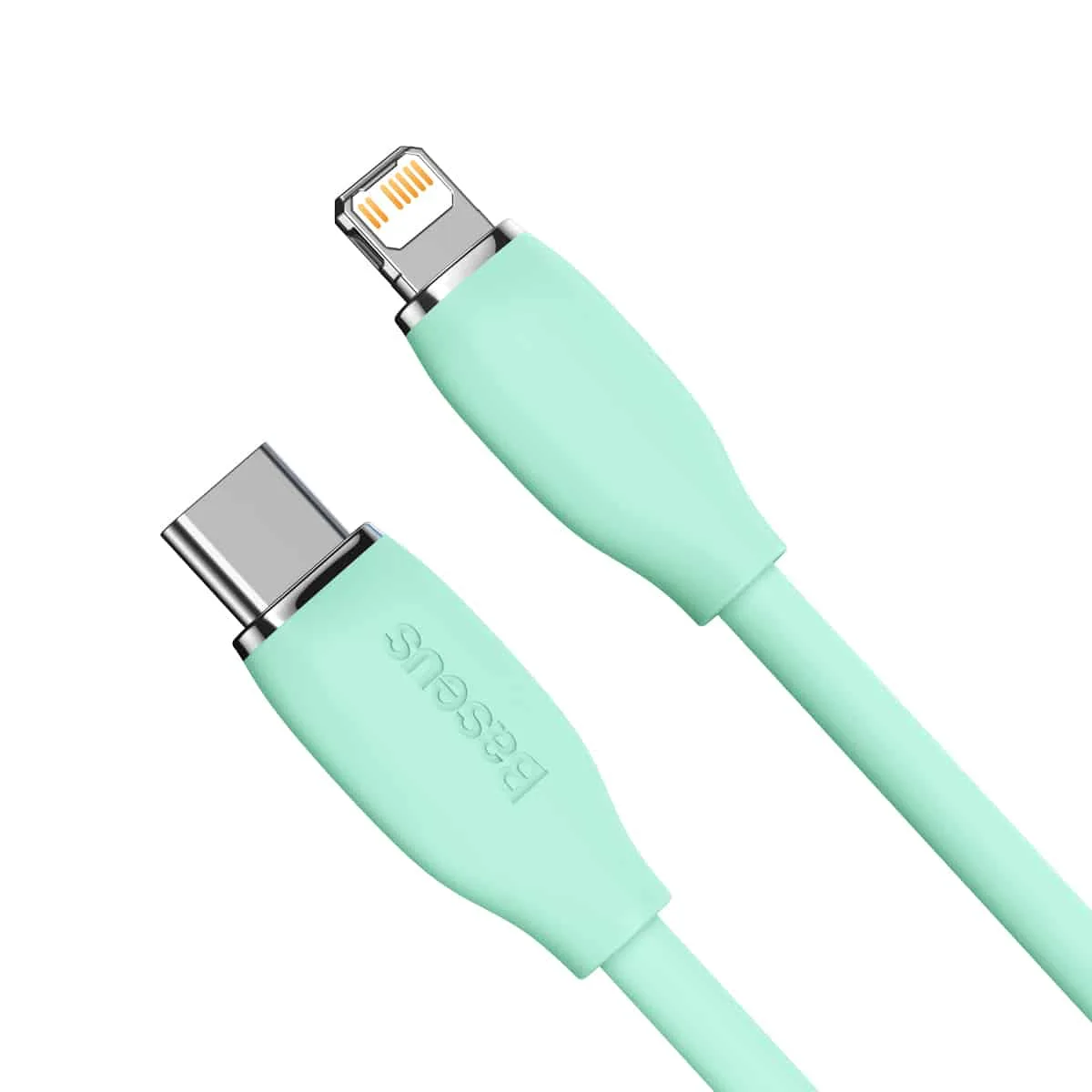 کابل تبدیل لایتنینگ به USB-C باسئوس مدل Jelly Liquid Silica Gel طول 1.2 متر