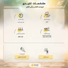 کرم ضدآفتاب و ضدلک رنگی لافارر مدل SPF40-Medium، مناسب پوستهای خشک و معمولی، حجم 40 میلیلیتر