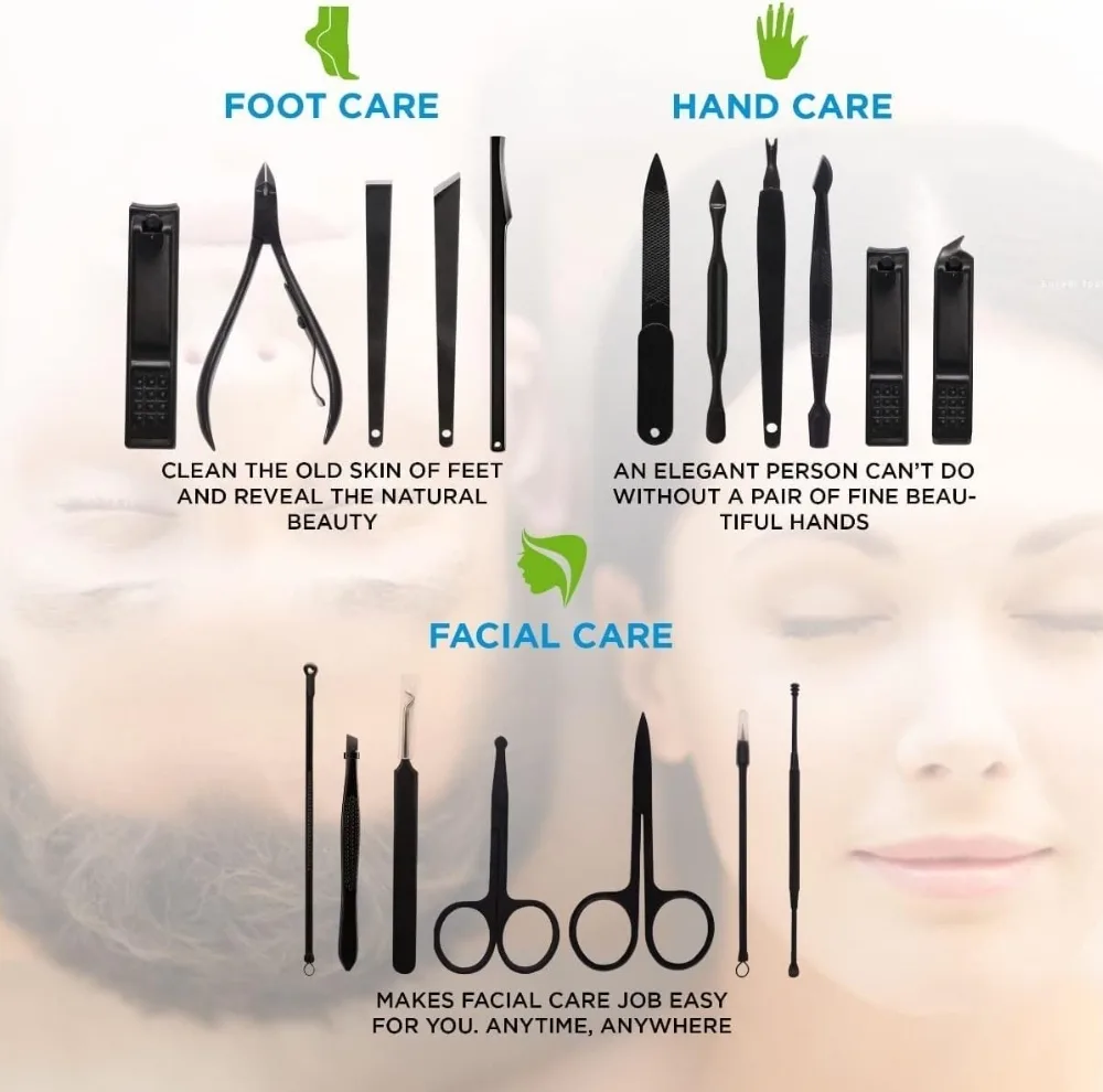 ست مانیکور و پدیکور گرین لاین مدل Clipper مجموعه 18 عددی