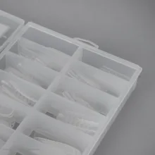 قالب کاشت ناخن کانواس مدل KOPER بسته 120 عددی
