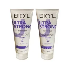 ژل حالت دهنده مو بیول مدل ULTRA STRONG حجم 200 میلی لیتر بسته دو عددی