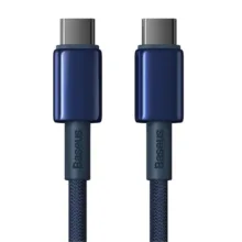 کابل USB-C بیسوس مدل Tungsten Gold 100W طول 1 متر