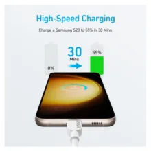 کابل USB-C انکر مدل A81E1 به طول 0.9 متر