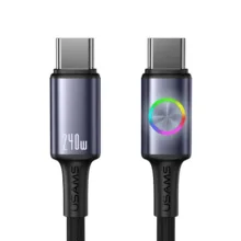کابل تبدیل USB-C به USB-C یوسمز مدل SJ751-240W طول 1.2 متر