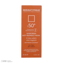 کرم ضد آفتاب بدون رنگ درماتیپیک SPF50 مدل Anti_redness ‌محافط UVB, UVA مناسب انواع پوست حجم 40 میلی‌لیتر