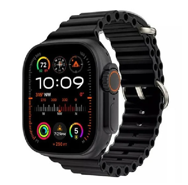 ساعت هوشمند 49 میلی متری مدل KEQIWEAR KW52 Ultra3 با بند فلزی