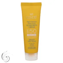 کرم ضدآفتاب بی‌رنگ سینره مدل SPF50 مناسب پوست چرب، حجم 50 میلی‌لیتر