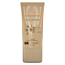 کرم ضد آفتاب رنگی سان‌سیف، 50 SPF، مدل MAQUISUN NW15، مناسب انواع پوست تنالیته با متوسط و حجم 40 میلی‌لیتر، محافظت‌کننده در برابر اشعه‌های UVA و UVB، بدون عطر، محافظت‌کننده پوست در برابر مواد آلرژی‌زا، دارای فرمولاسیون بدون چربی، با ماندگاری 2 ساعته