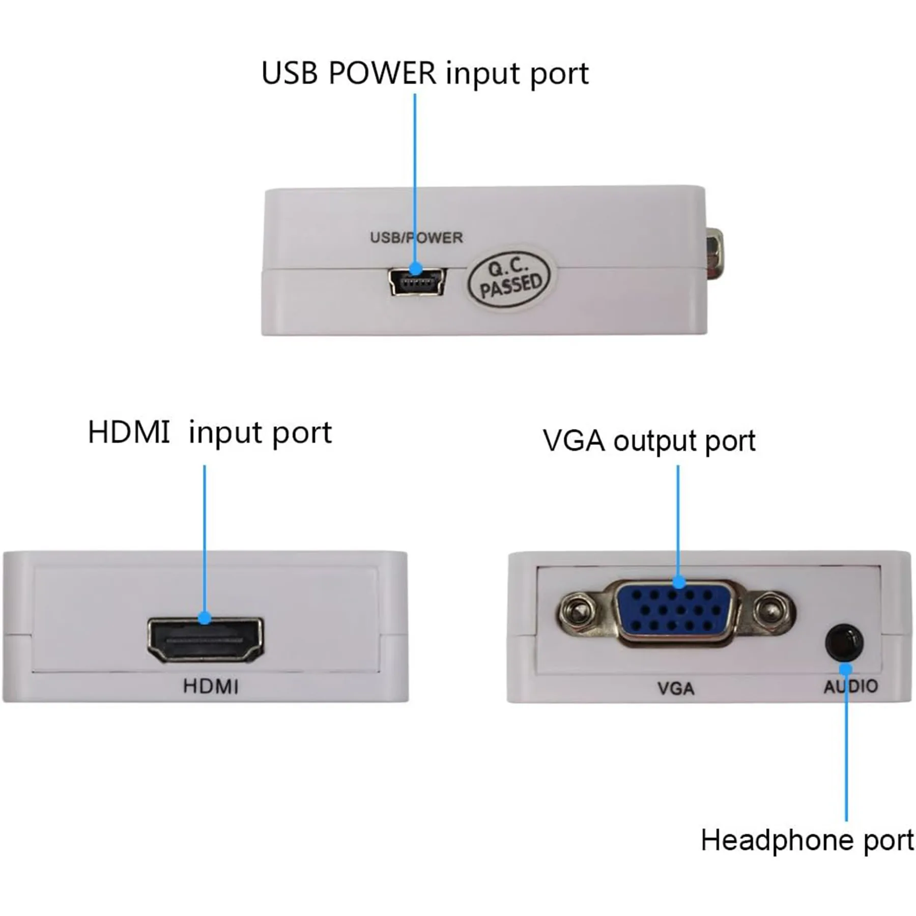مبدل HDMI به VGA مدل Mini
