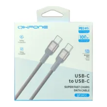 کابل USB-C کیک فون مدل QF24CC طول 1 متر