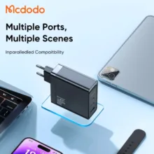 شارژر دیواری 140 وات مک دودو مدل CH-2913 به همراه کابل USB-C