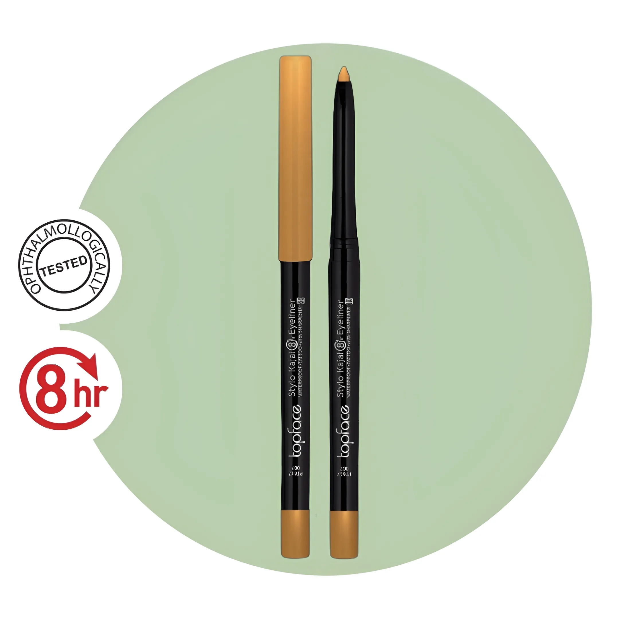 مداد چشم تاپ فیس مدل STYLO KAJAL رنگ طلایی شماره 007