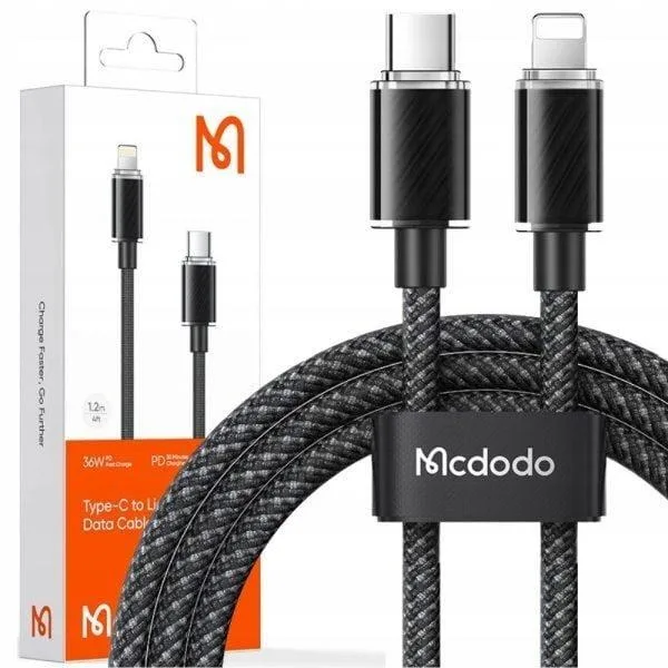 کابل تبدیل USB-C به لایتنینگ مک دودو مدل CA-366 طول 1.2 متر