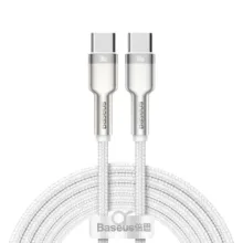 کابل تبدیل USB-C باسئوس مدل Metal Series 100W طول 2 متر