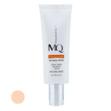 کرم ضدآفتاب رنگی ام کیو SPF50 مدل NATURAL BEIGE BIO TACHES مناسب انواع پوست، حجم 55 میلیلیتر