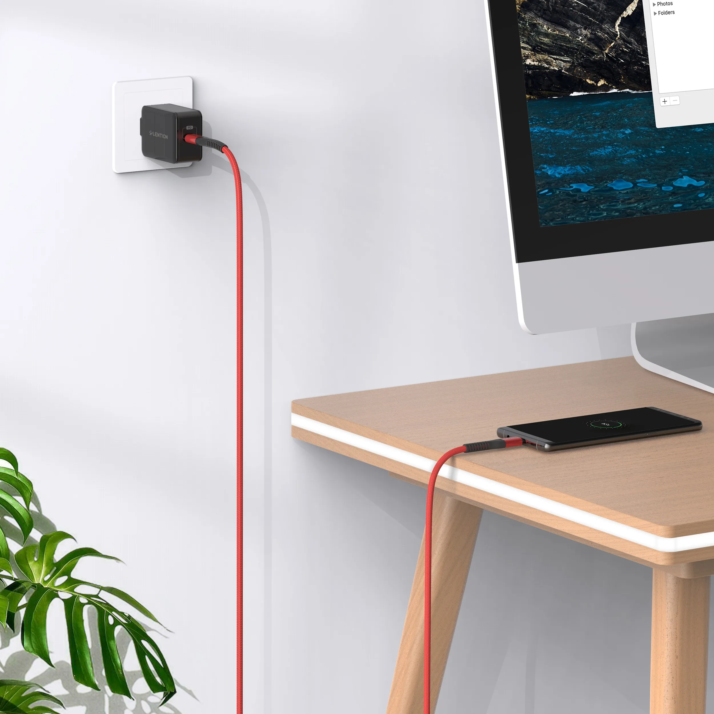 کابل USB-C لنشن مدل CCT طول 2 متر