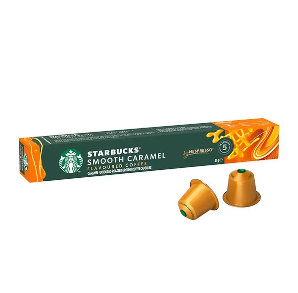 کپسول قهوه Smooth caramel استارباکس - 51 گرم بسته 10 عددی