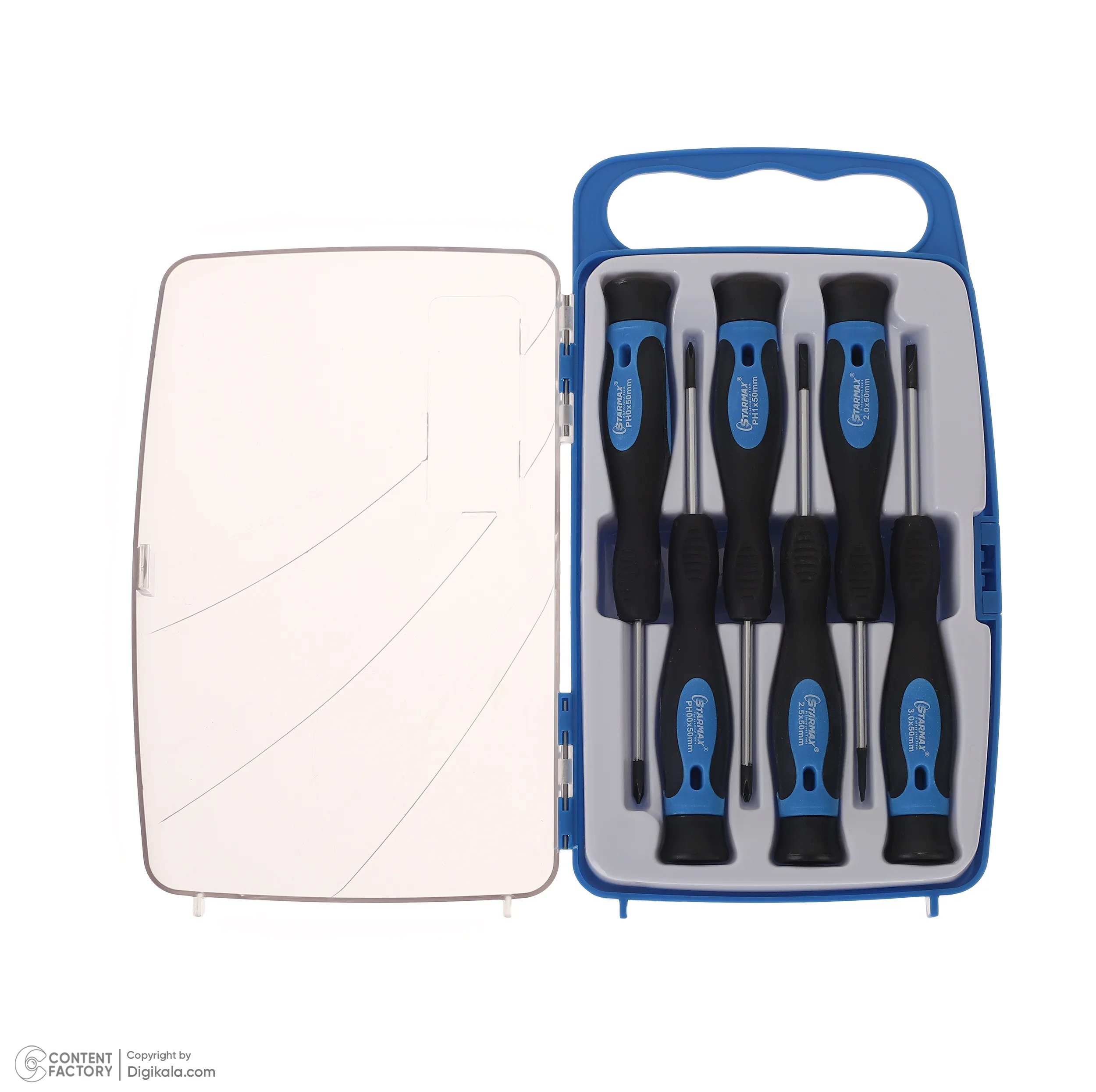 پیچ گوشتی استارمکس مدل SHS-15S006VT بسته 6 عددی
