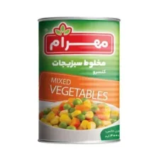 کنسرو حبوبات و سبزیجات