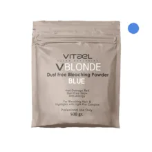 پودر دکلره ویتائل مدل Vblond وزن 500 گرم رنگ آبی