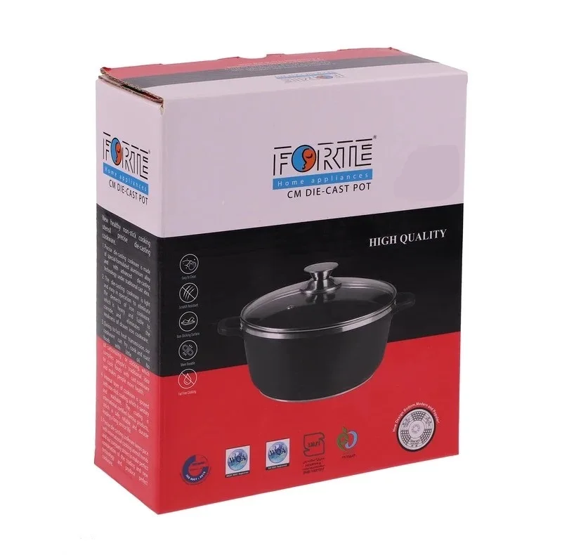 قابلمه گرانیت فورته مدل 24CM DIE-CAST POT سایز 24