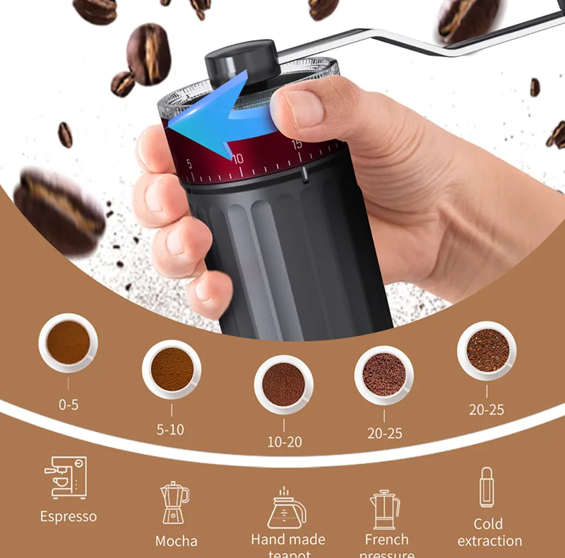 آسیاب دستی قهوه کی ال تی مدل Manual Coffee Grinder