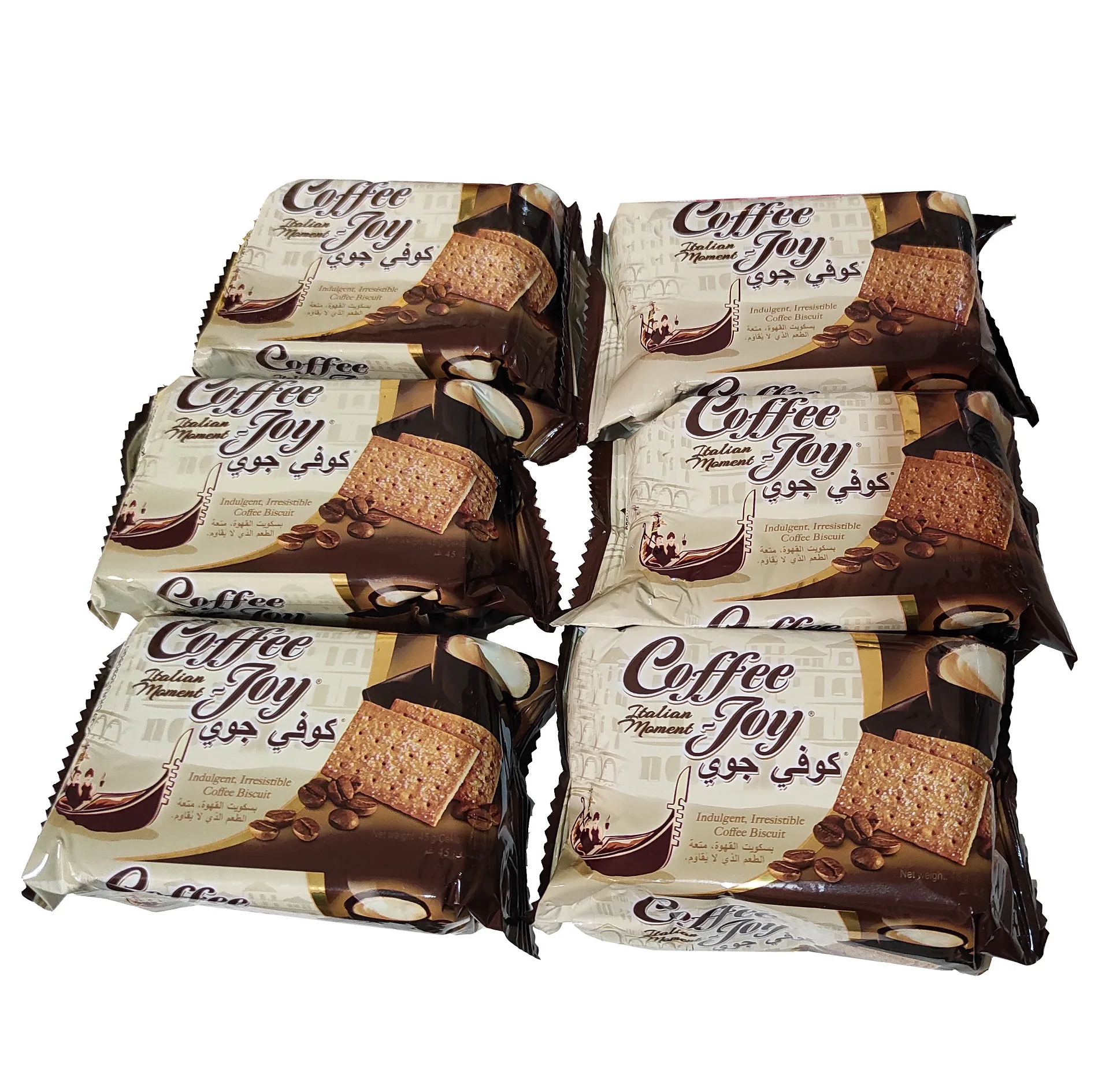 بیسکویت با طعم قهوه کوفی جوی - 45 گرم بسته 6 عددی