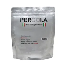 پودر دکلره پرگولا مدل LOW AMMONIA حجم 500 میلی لیتر رنگ آبی