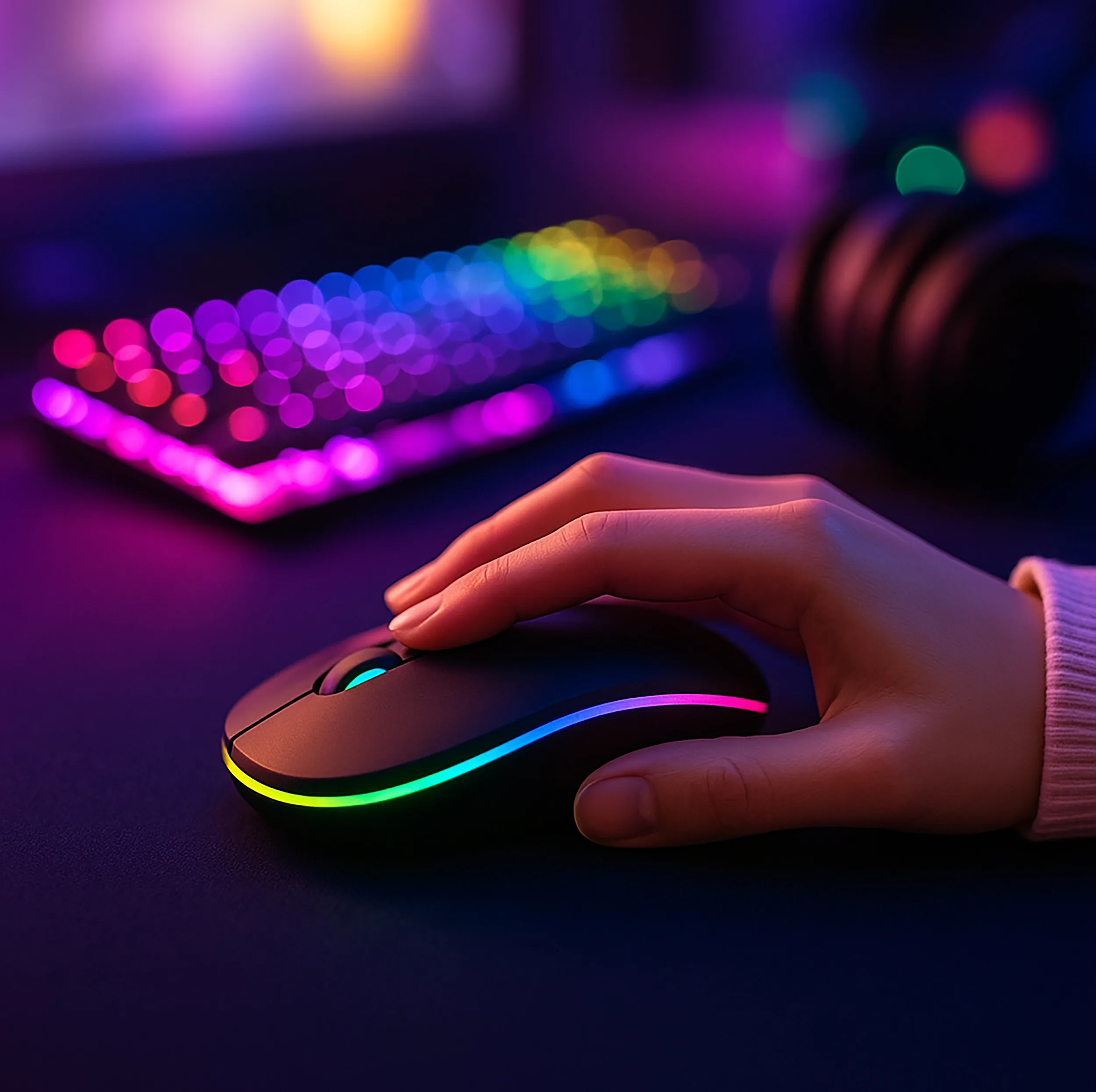 ماوس بی سیم مدل Silent RGB