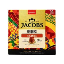 کپسول قهوه کلمبیا جاکوبز – 93 گرم بسته 18 عددی