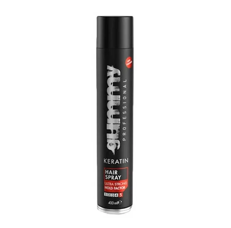 اسپری حالتدهنده مو با قدرت حفظ حالت مو پنج گومی مدل ultra strong مناسب برای انواع مو حجم 400 میلیلیتر