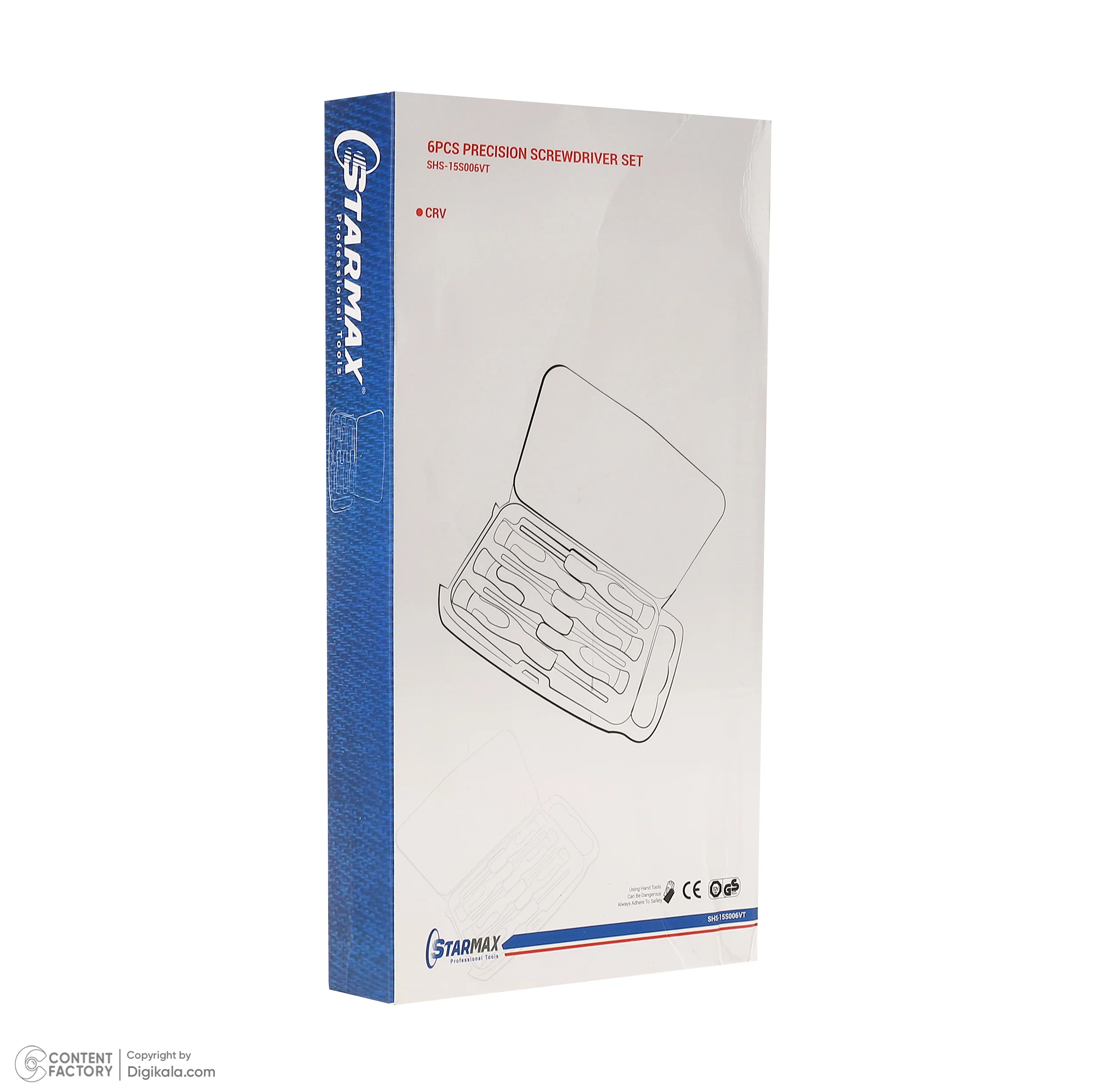 پیچ گوشتی استارمکس مدل SHS-15S006VT بسته 6 عددی