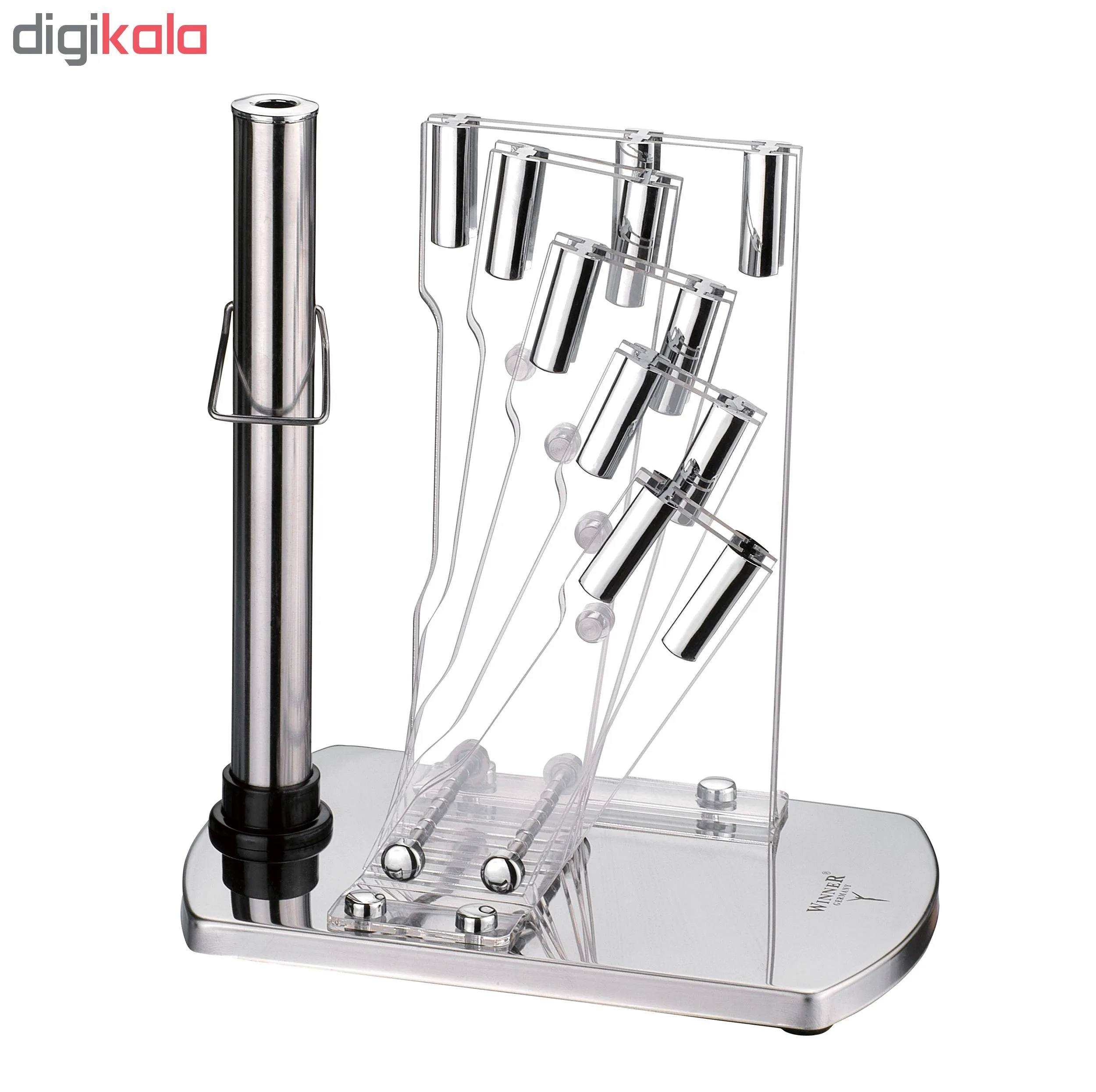 سرویس چاقو آشپزخانه 10 پارچه وینر کد W7335PU به همراه چاقو تیزکن