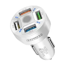 شارژر فندکی 30 وات چهار پورت مدل BK-360