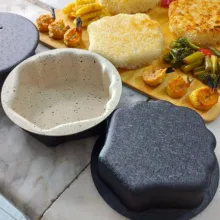 ظرف پخت به گز مدل کته و ته چین طرح صدف
