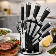 سرویس چاقو 9 پارچه مدل پارادایس
