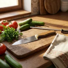 چاقو آشپزخانه زنجان مدل مروارید سایز 1