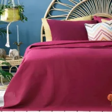 روتختی یک نفره انگلیش هوم مدل Duz Boya سایز 220×150 سانتی‌متر