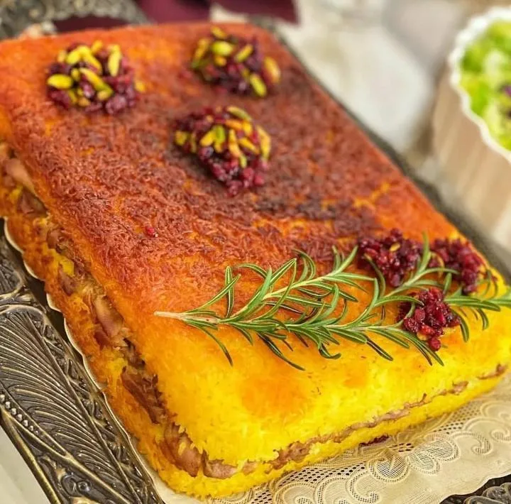 ظرف فر به گز مدل مستطیل گرانیتی کد 4030