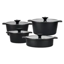 سرویس قابلمه و تابه چدن گرانیت 8 پارچه ای ام بی مدل کلاسیک