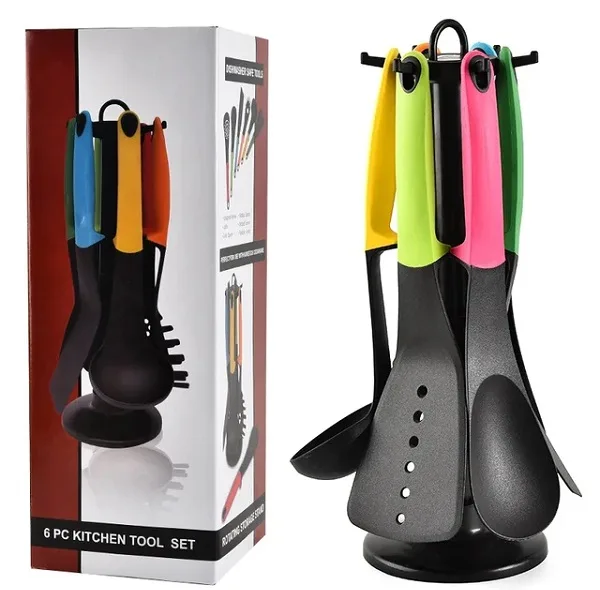 سرویس کفگیر و ملاقه 6 پارچه مدل PC KITCHEN TOOL SET