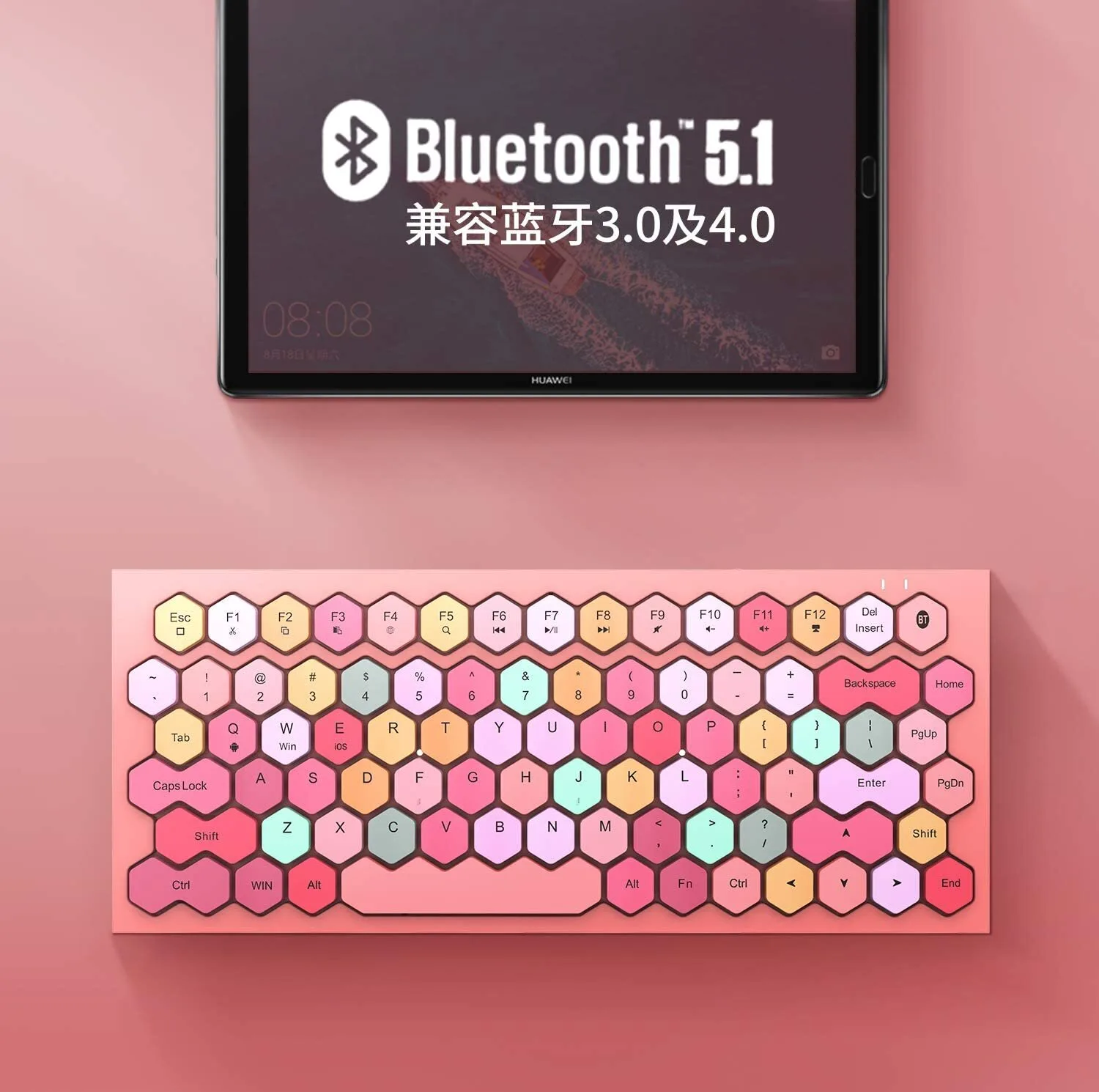 کیبورد مافی مدل Phoenix SK-658BTW