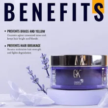 ماسک رنگ موی جی کی مدل Lavender bombshell مناسب برای موهای هایلایت و دکلره شده حجم ۲۰۰ میلی لیتر