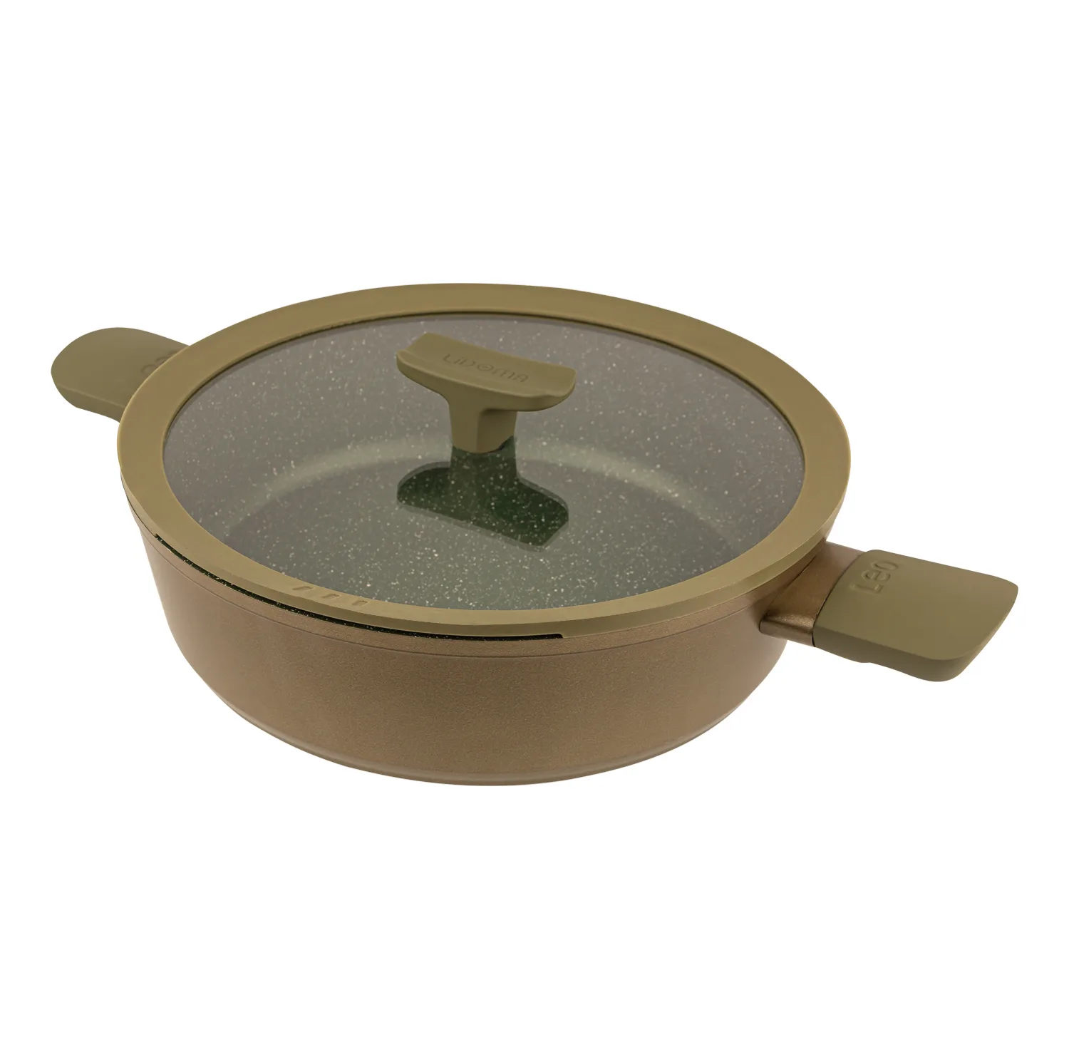 سرویس قابلمه و تابه گرانیتی 12 پارچه لیدوما مدل لئو سری برگهوف