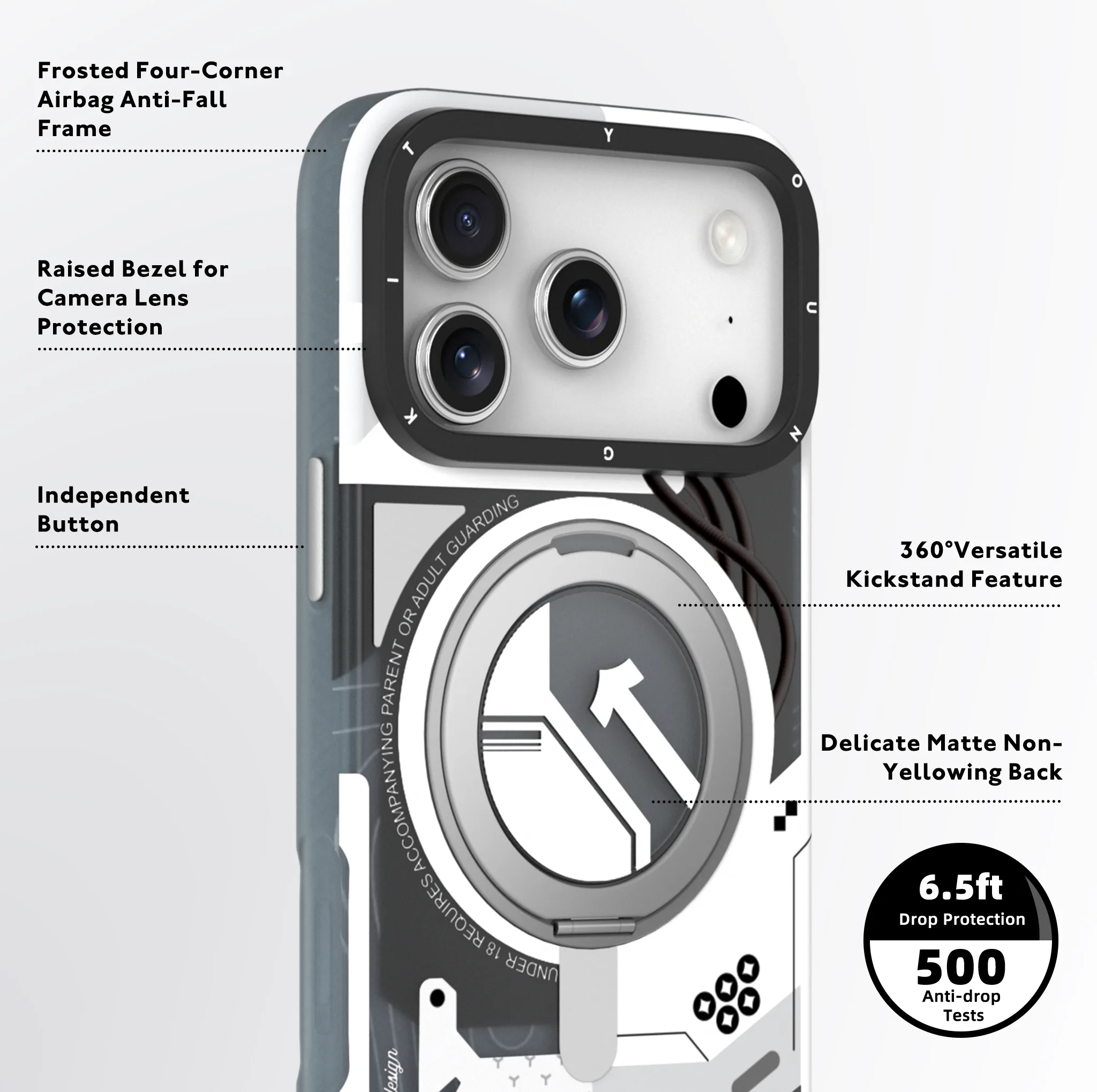 کاور یانگ کیت مدل هولدر Starship مناسب برای گوشی موبایل اپل iphone 17 PRO MAX