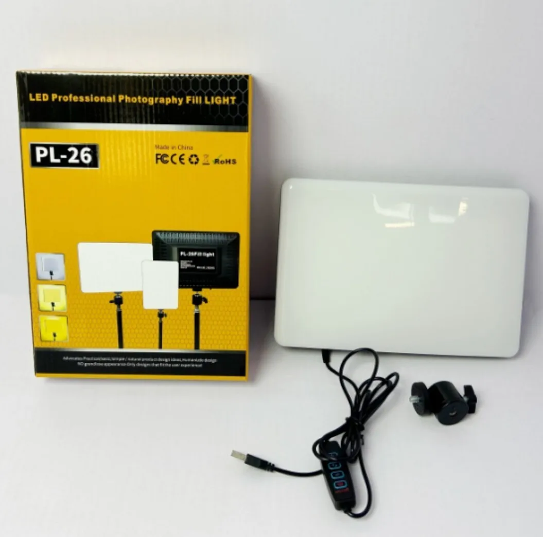 نور ثابت ال ای دی بدون سه پایه مدل PL-26
