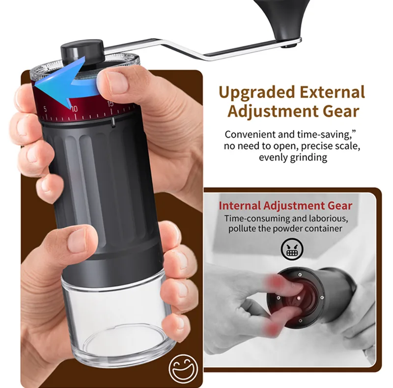 آسیاب دستی قهوه کی ال تی مدل Manual Coffee Grinder