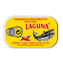 کنسرو ماهی ساردین در روغن گیاهی با فلفل لاگونا – 125 گرم